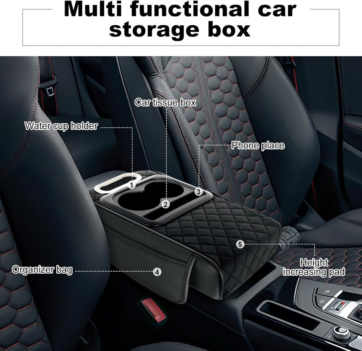 Car Armrest Cushion