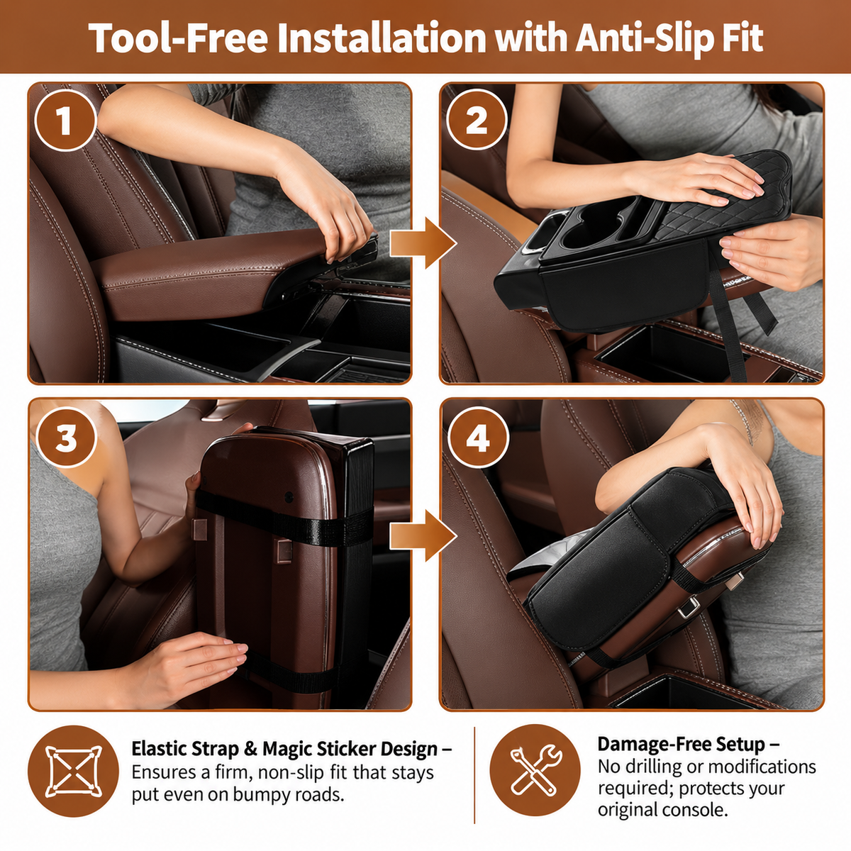 Car Armrest Cushion